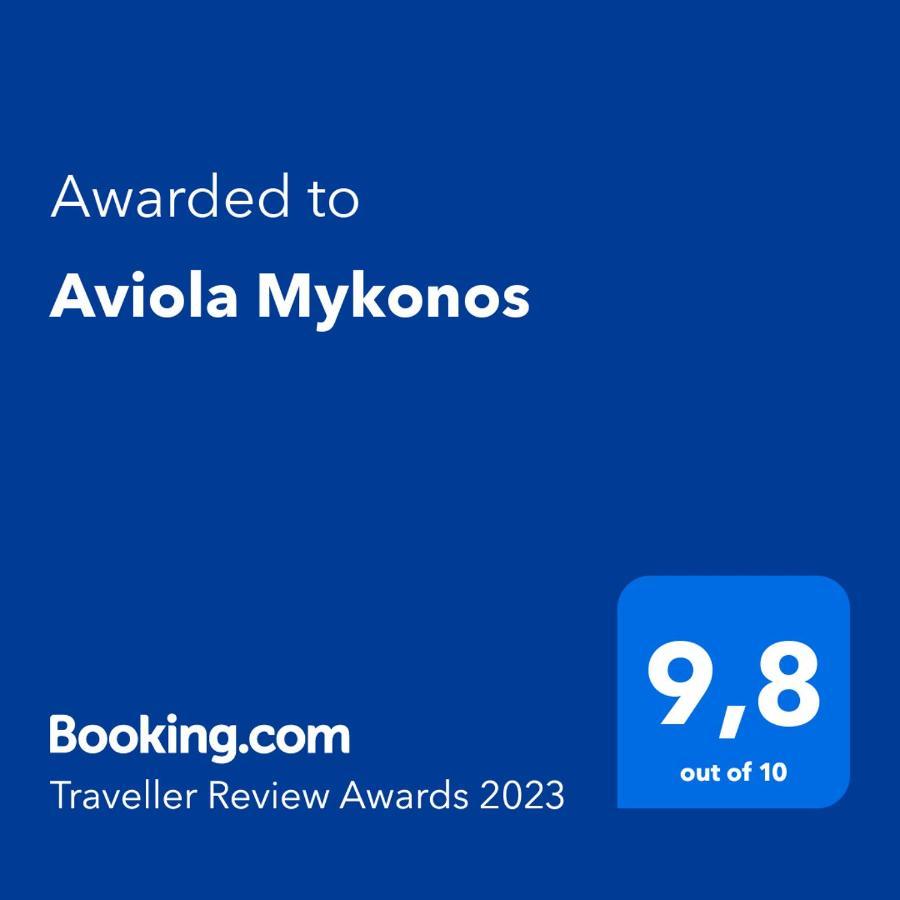 Aviola Mykonos Villa Ftelia  ภายนอก รูปภาพ